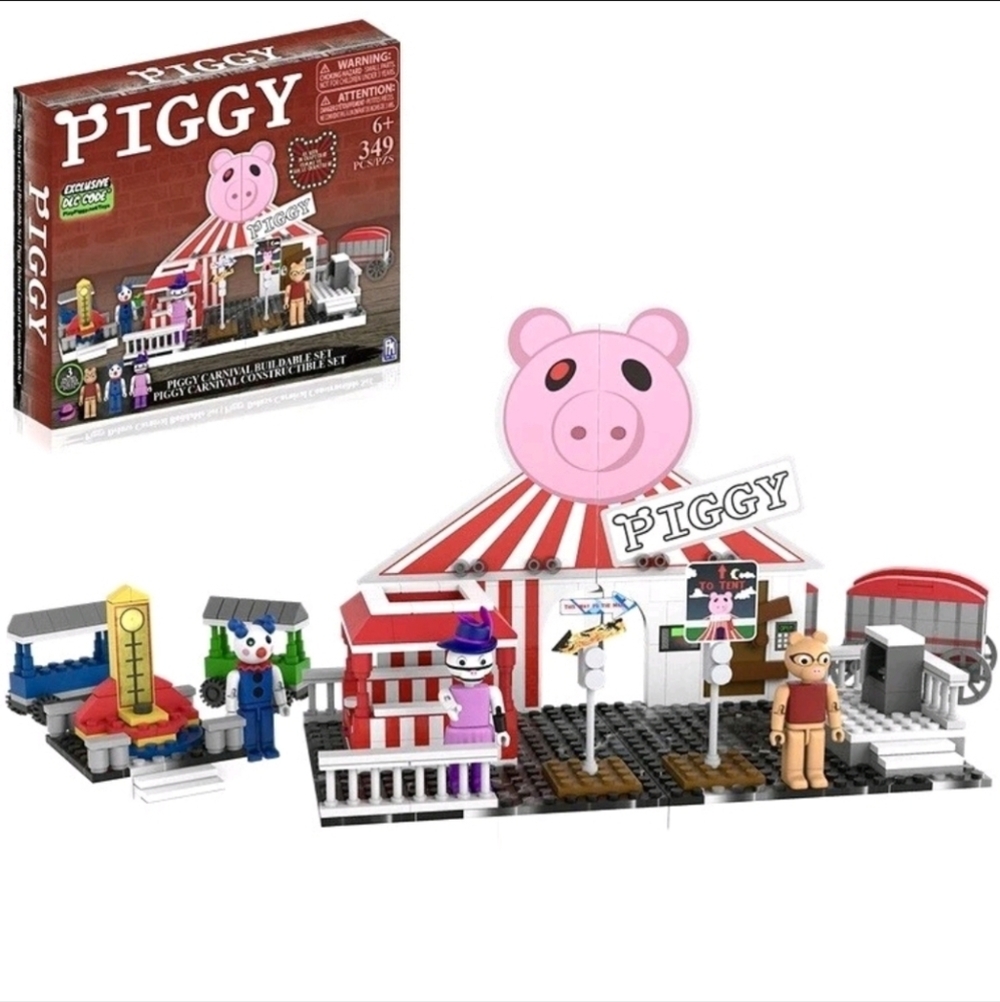 Piggy Carnival Deluxe Construction Set 356pcs Phatmojo Exclusive New Toy
